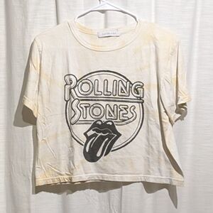 14 Rolling Stones Crop Top by Daydreamer